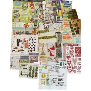 LOT Journaling Stickers Creative‎ Memories CTMH Frances Meyer Scrapbooking 90s